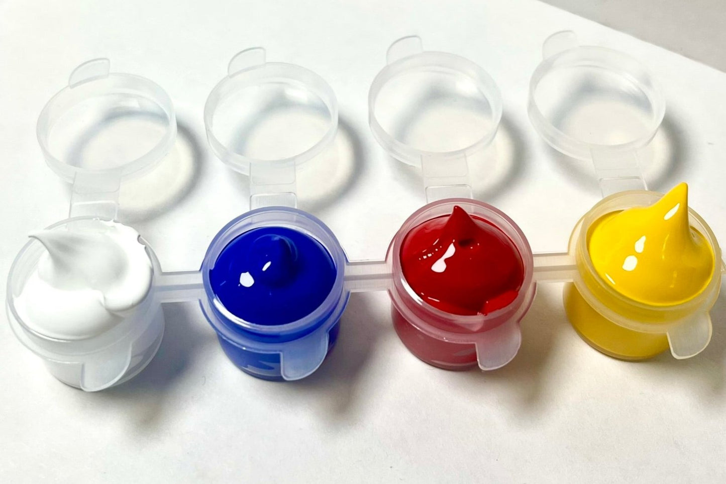 Abstract paint kit pots